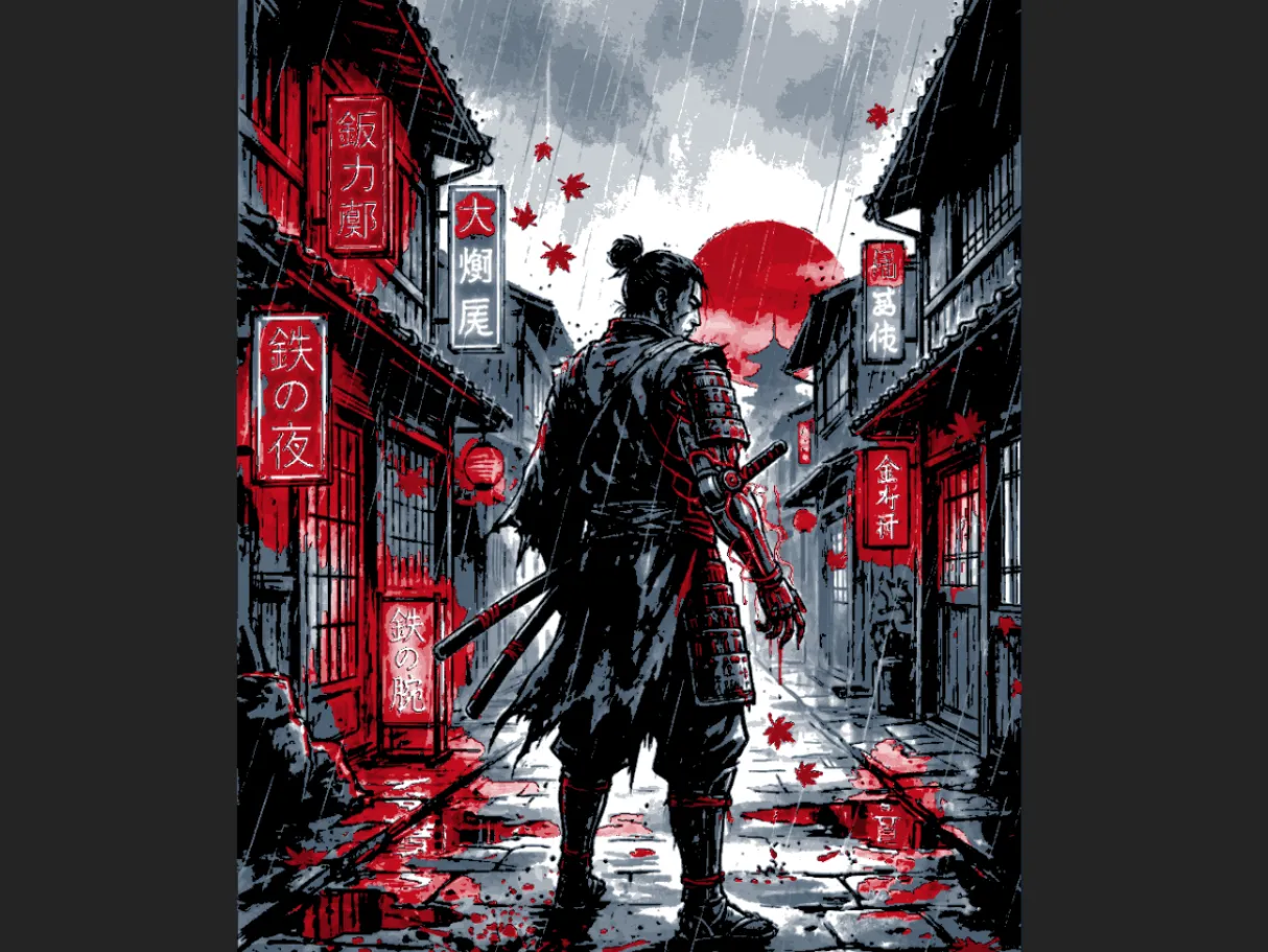 Cyber Ronin - Ashes of Edo Hueforge