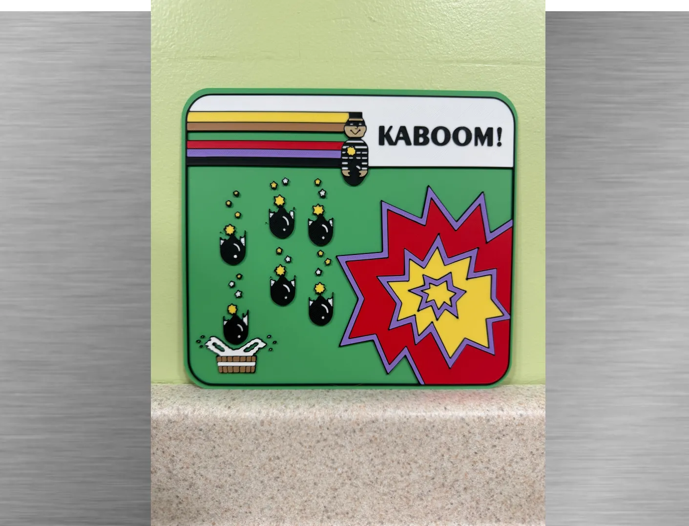 Retro game-Kaboom! Box Art
