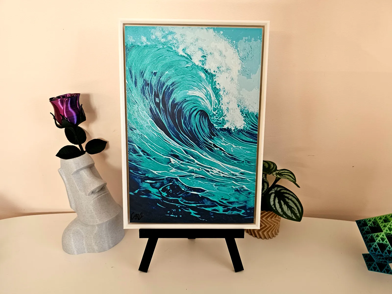 Eternal Wave 2 - Filament Painting