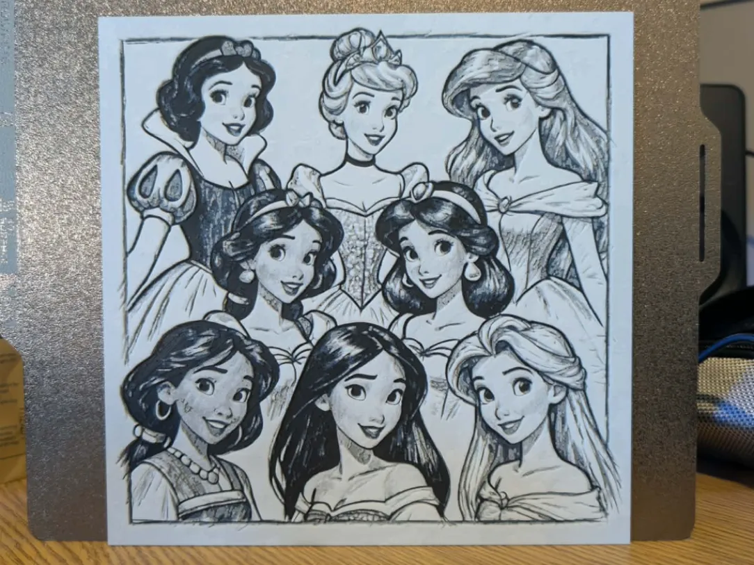 Princess portrait - hueforge