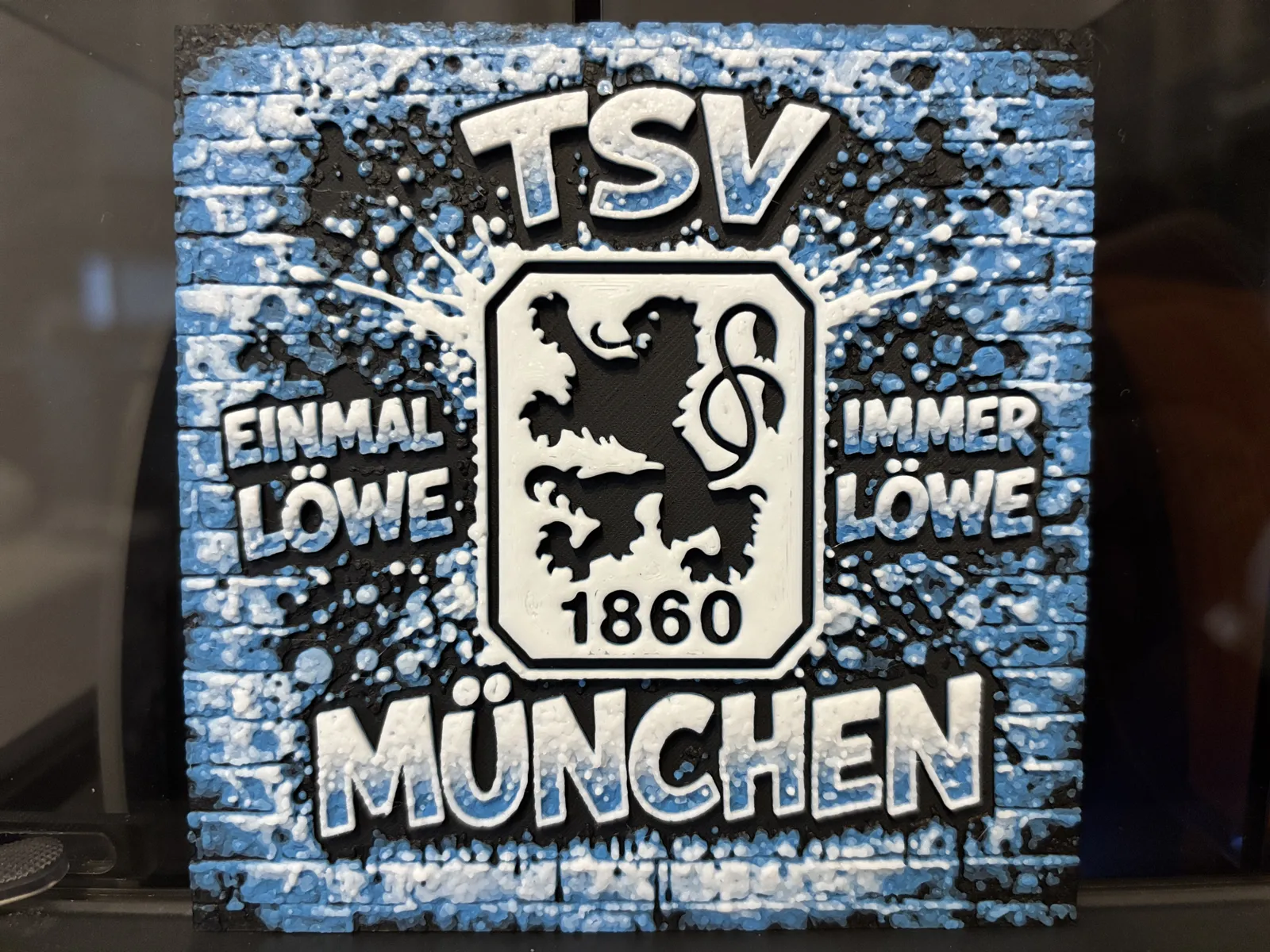 TSV 1860 München Graffiti Hueforge