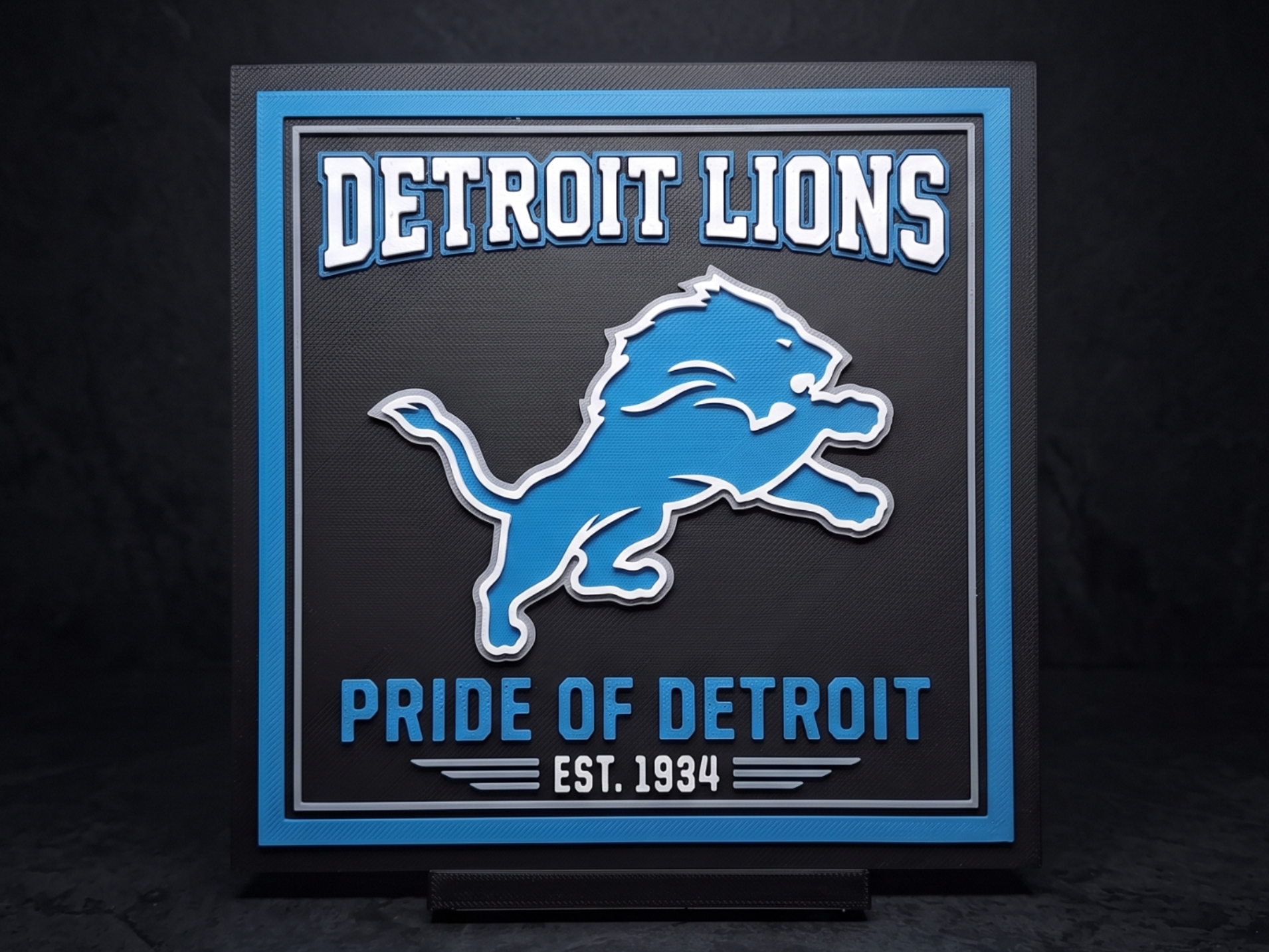 Detroit Lions Logo - Wall Art