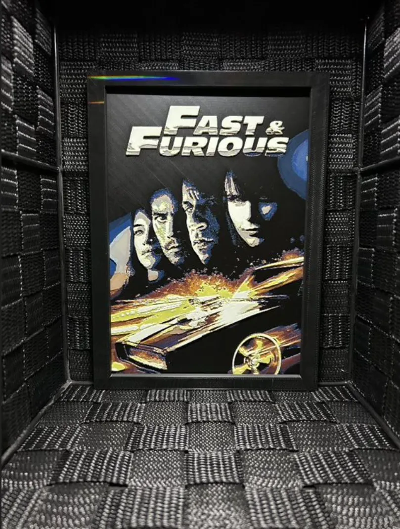 Hueforge Movie Poster - Fast & Furious -