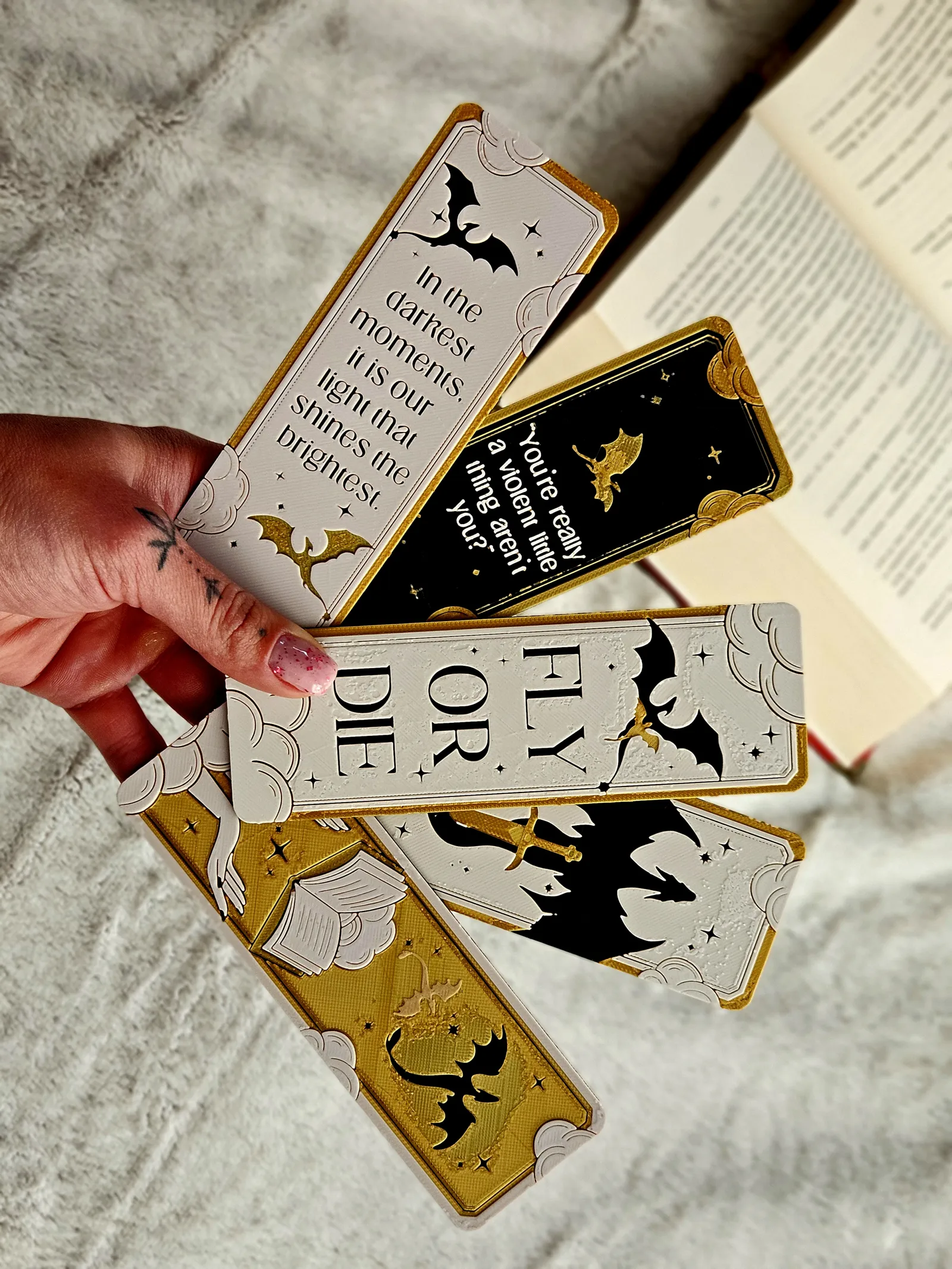 Fourth Wing - Bookmarks Set 1/2