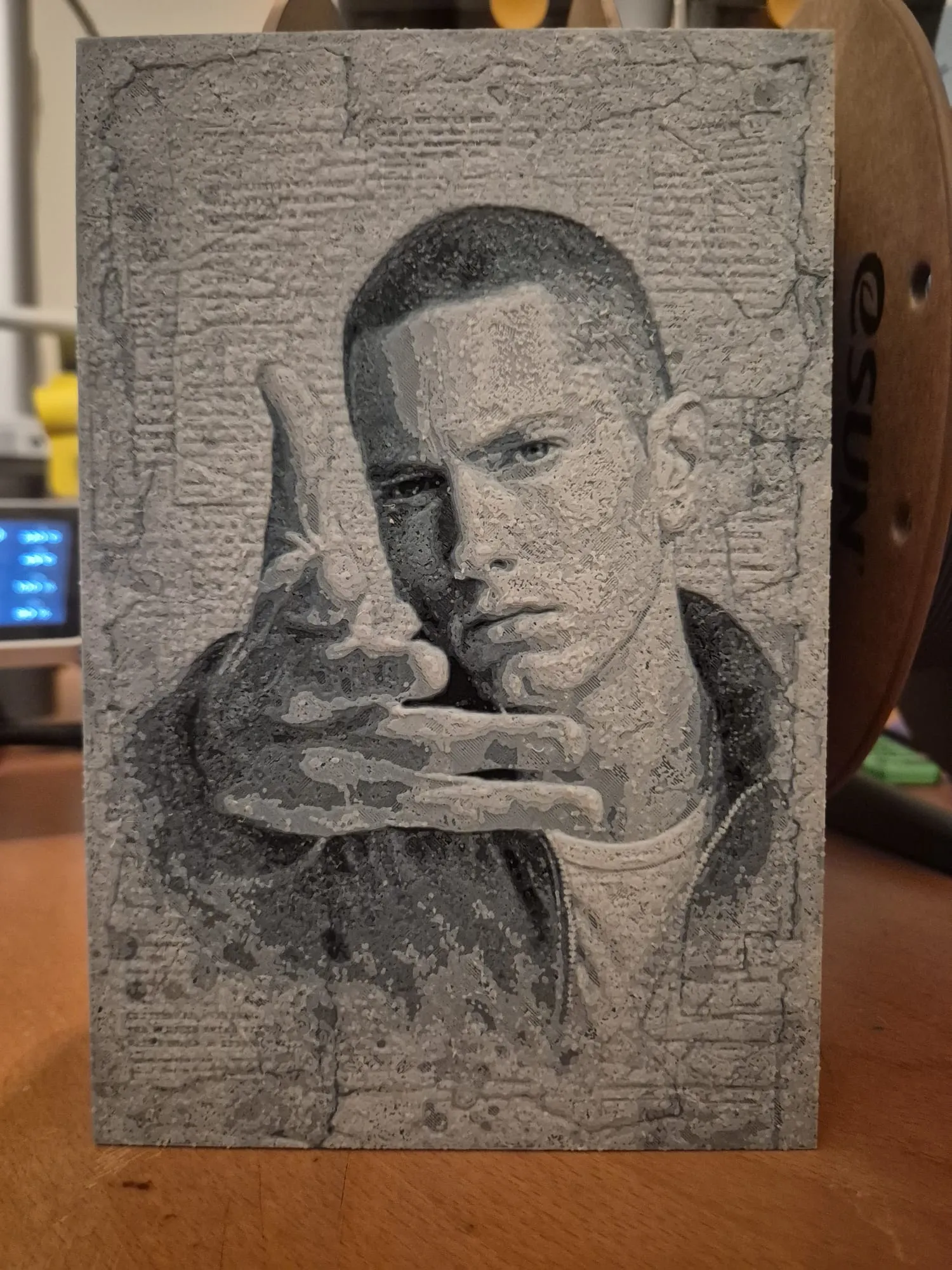 eminem paper cut hueforge