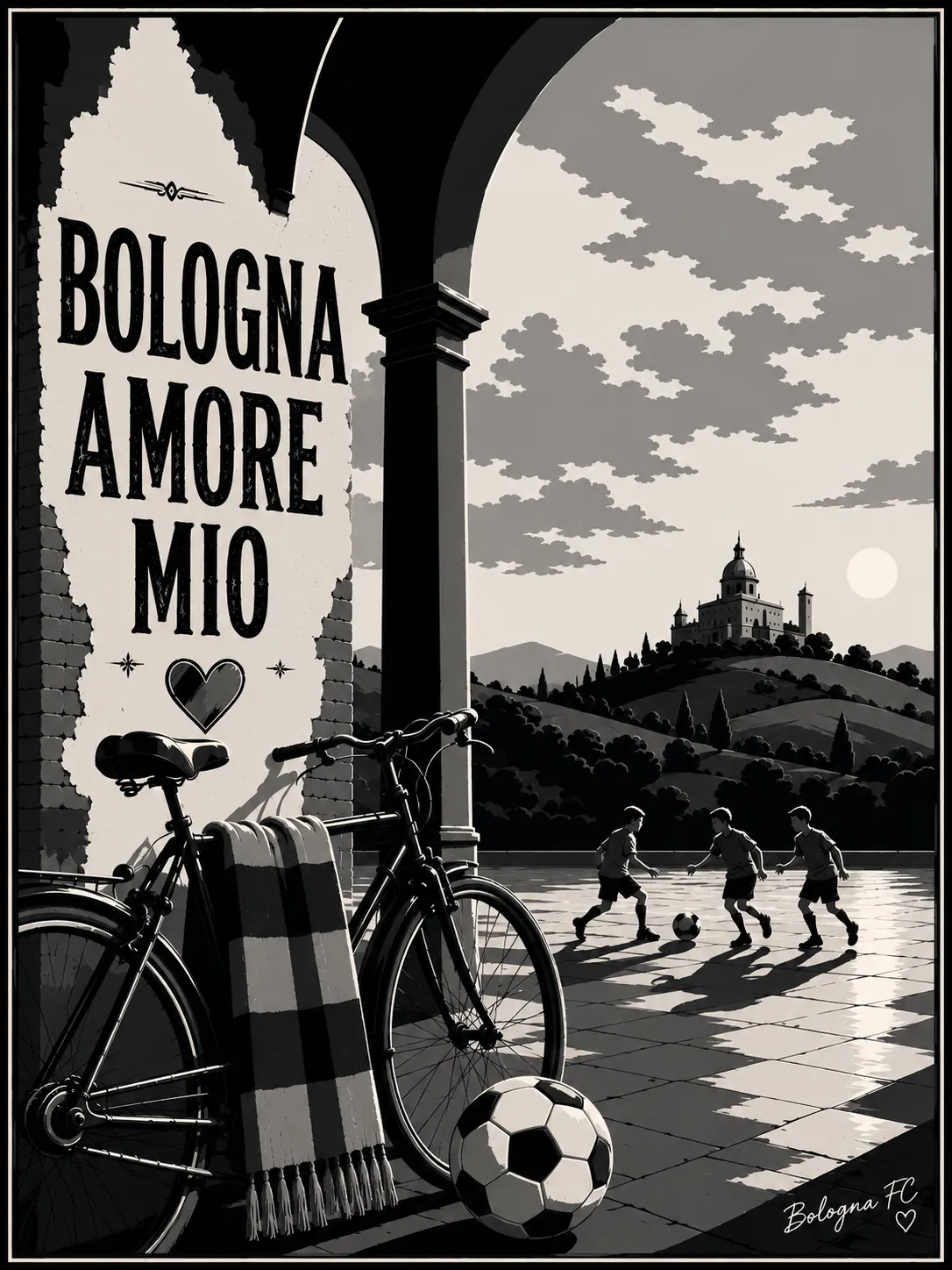 Bologna Amore Mio | Cuore Rossoblù