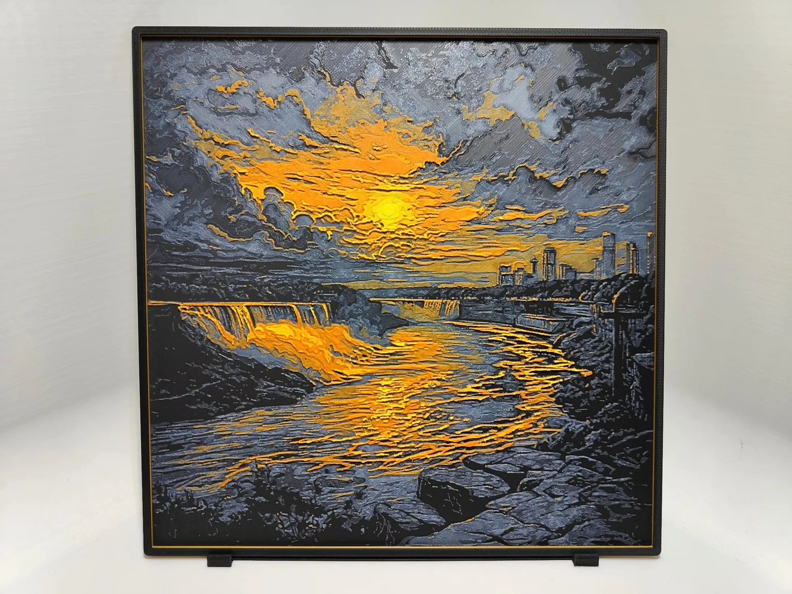 Niagara Falls Sunset - Hueforge