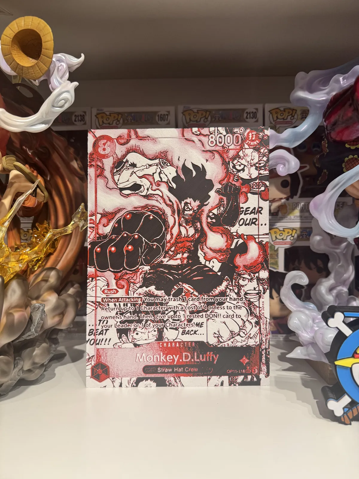 TCG CARTA LUFFY MANGA GEAR 4 ONE PIECE