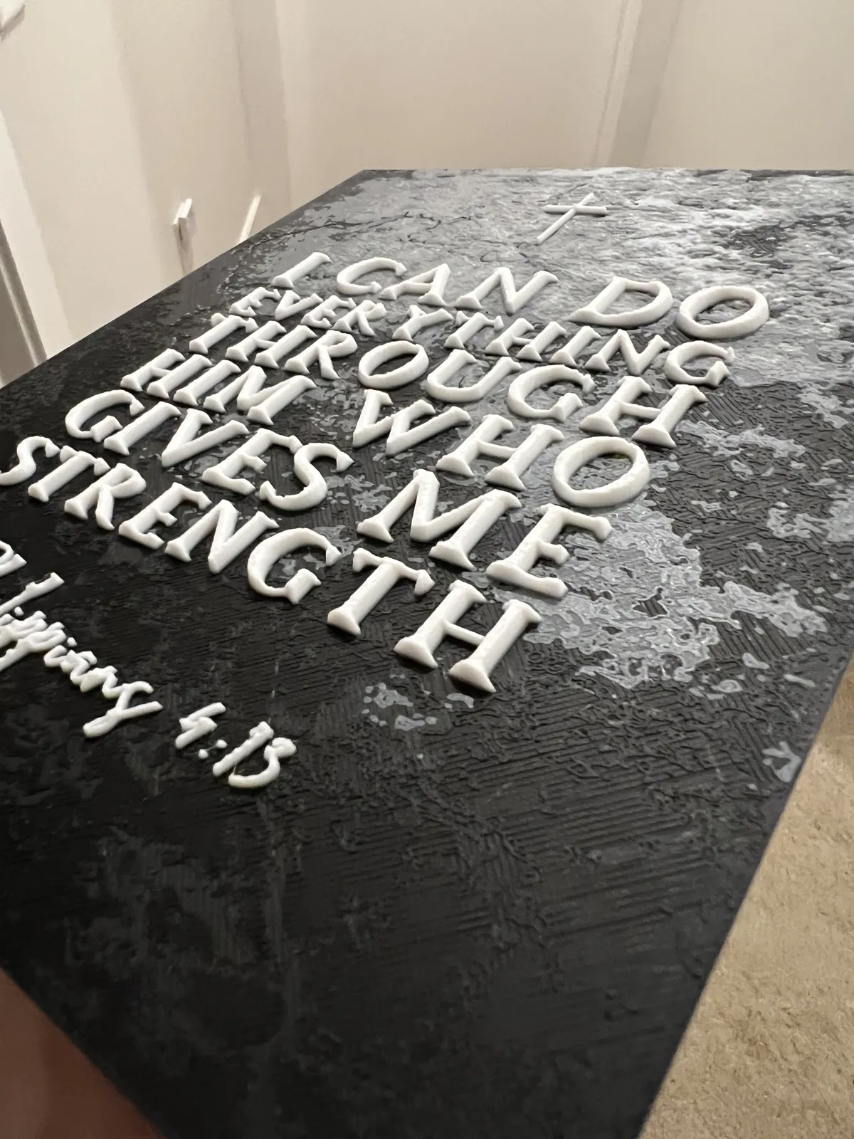 Philippians 4:13 Hueforge Art