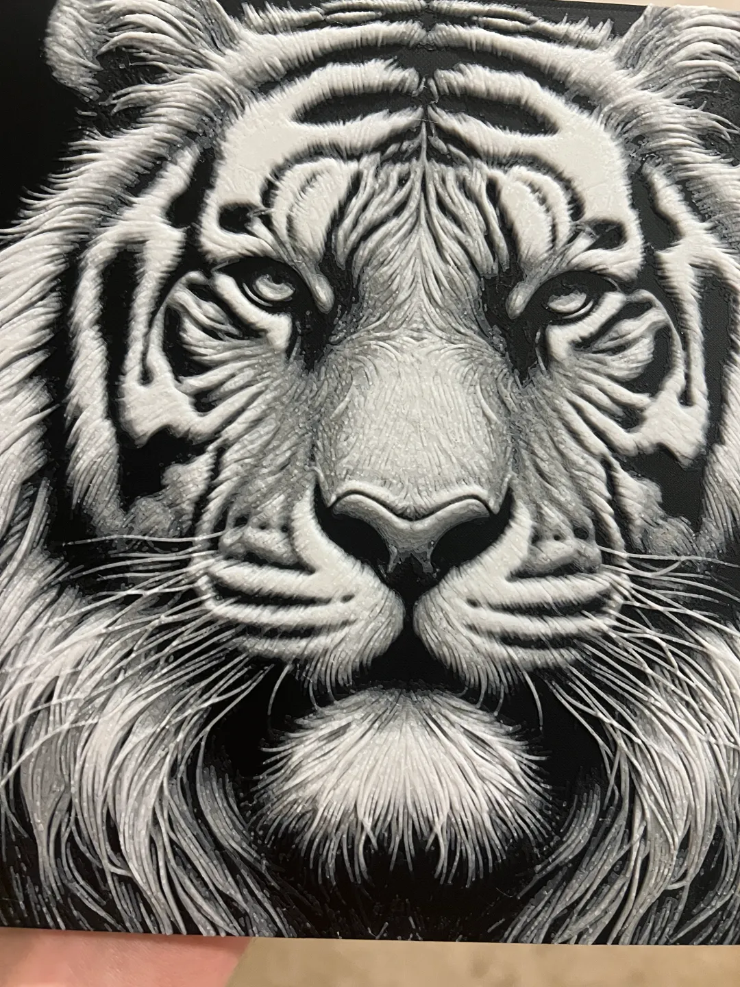 Tiger Face Hueforge