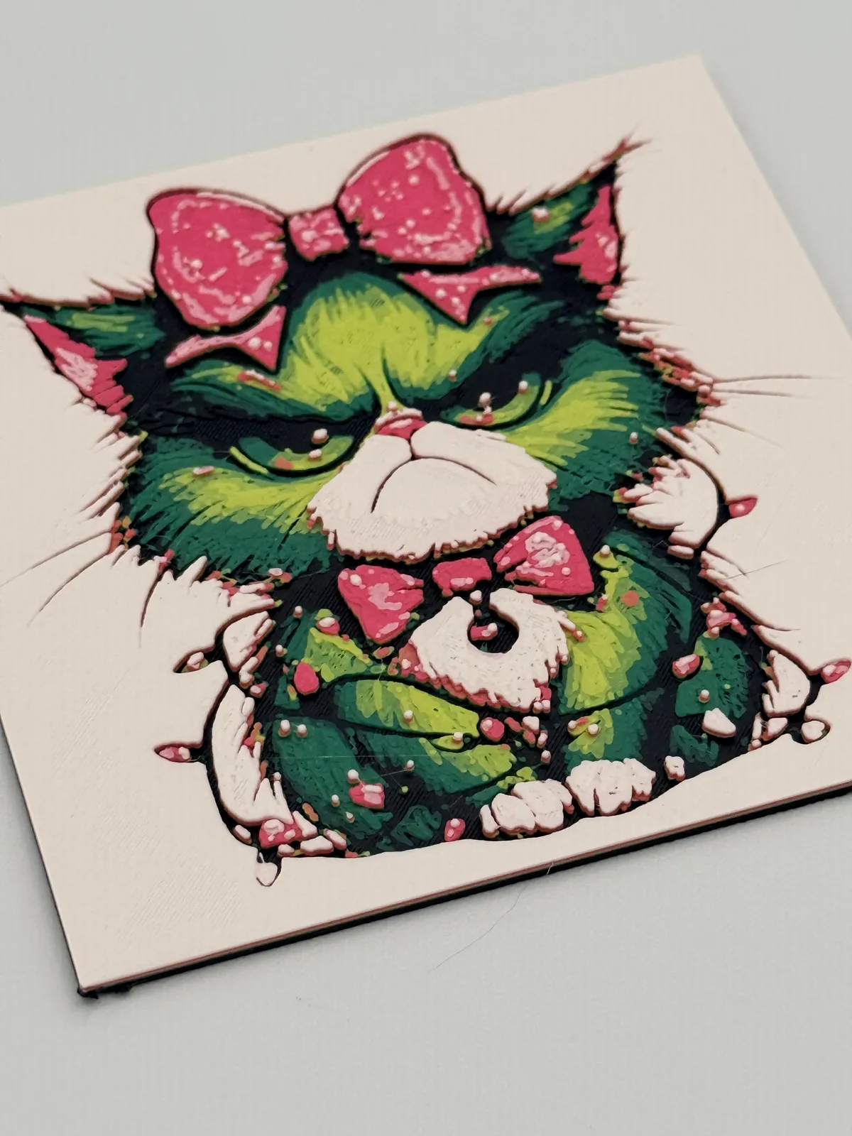 Grumpy Grinch Cat Hueforge