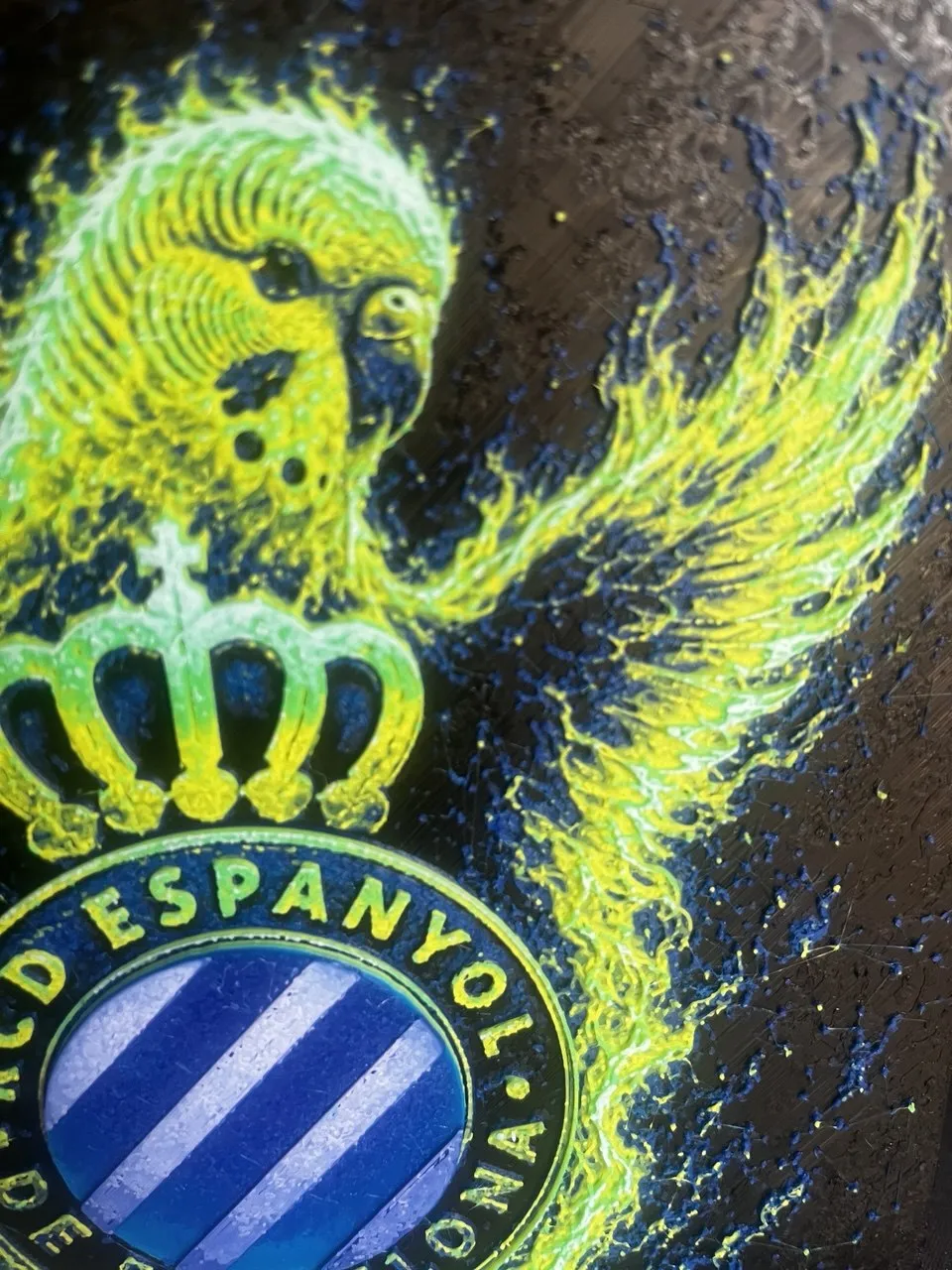 Hueforge Escudo del RCD Espanyol