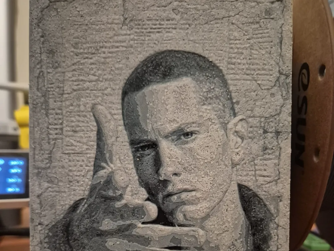 eminem paper cut hueforge