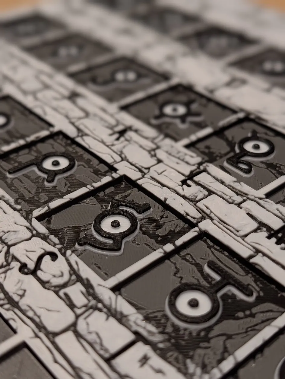 Unown Pokemon Hueforge & Frame