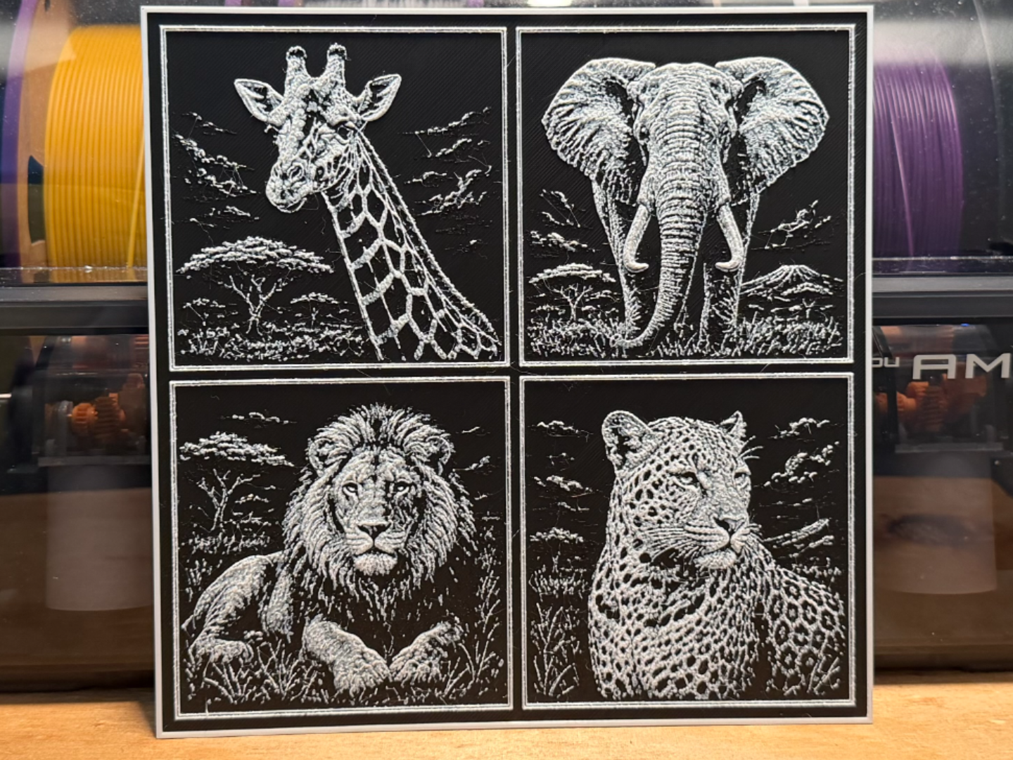 Mammals of Africa HueForge