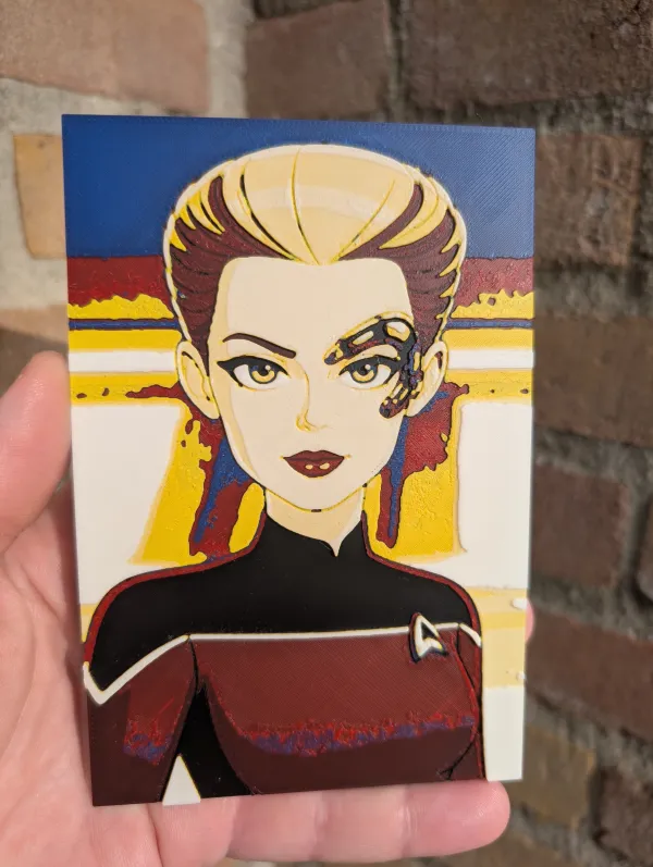 Lower Decks Seven of Nine | Hue Forge | 5 colours