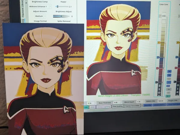 Lower Decks Seven of Nine | Hue Forge | 5 colours