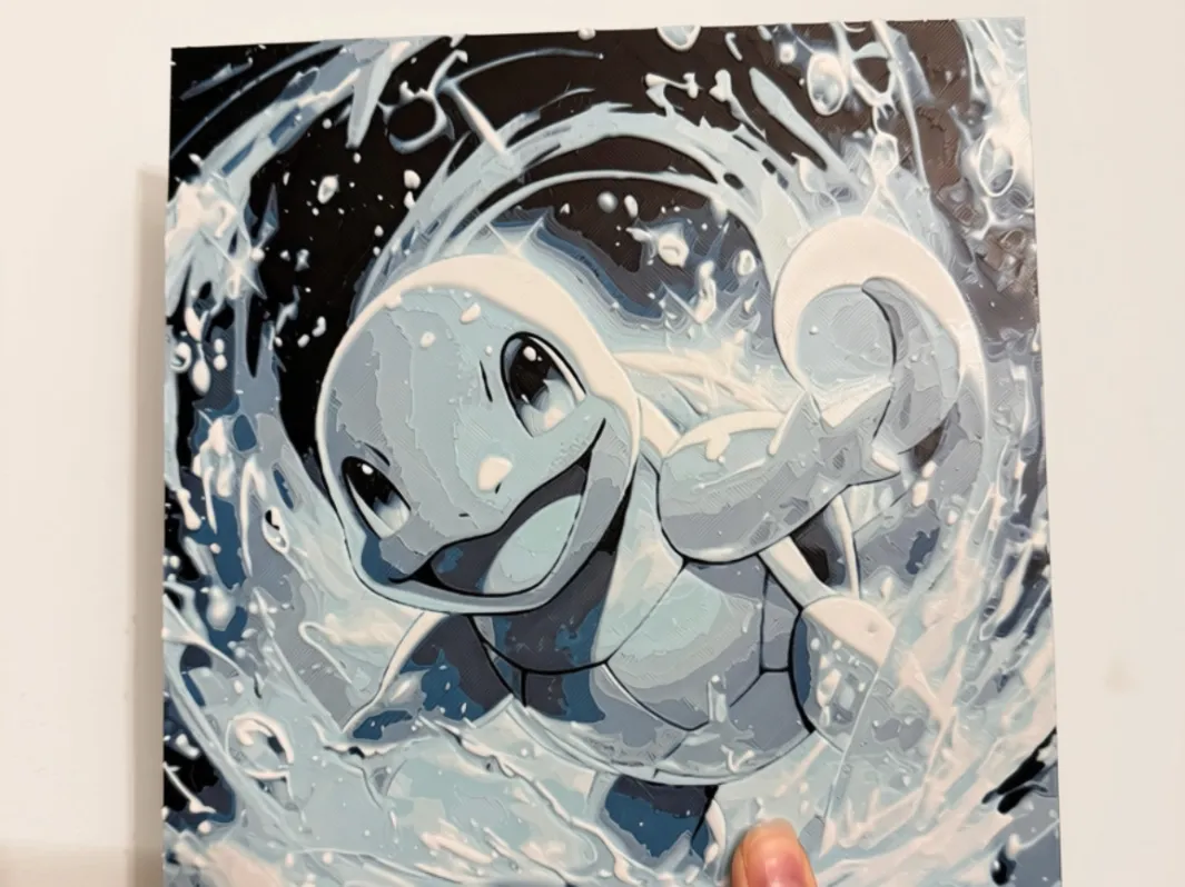 Squirtle Pokemon Art Hueforge