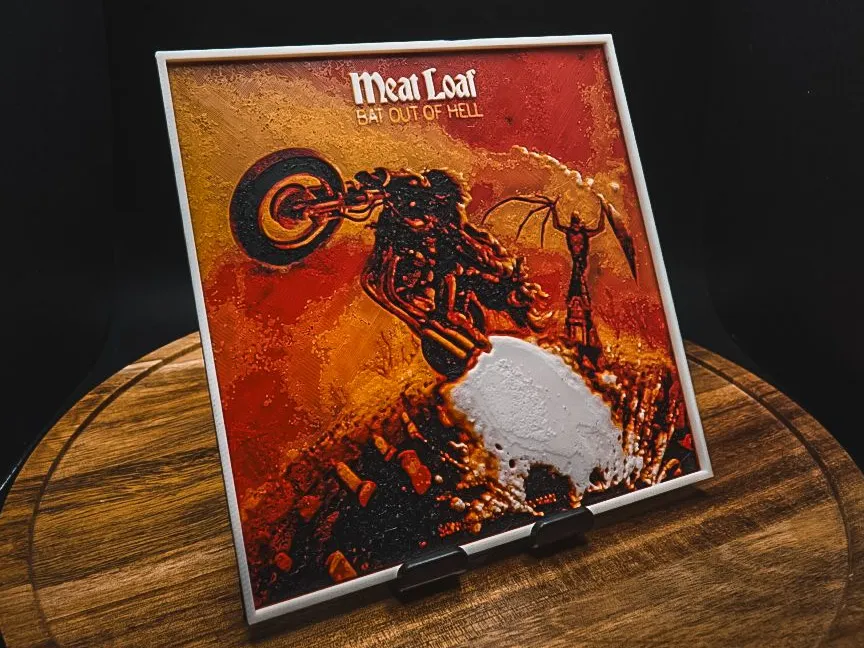 Meat Loaf – Bat Out Of Hell (Album Art - HueForge)