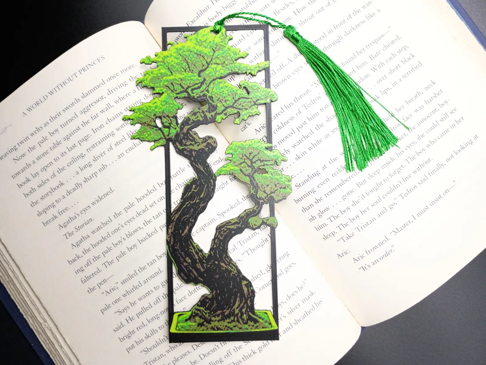 Bonsai Tree Bookmark Framed