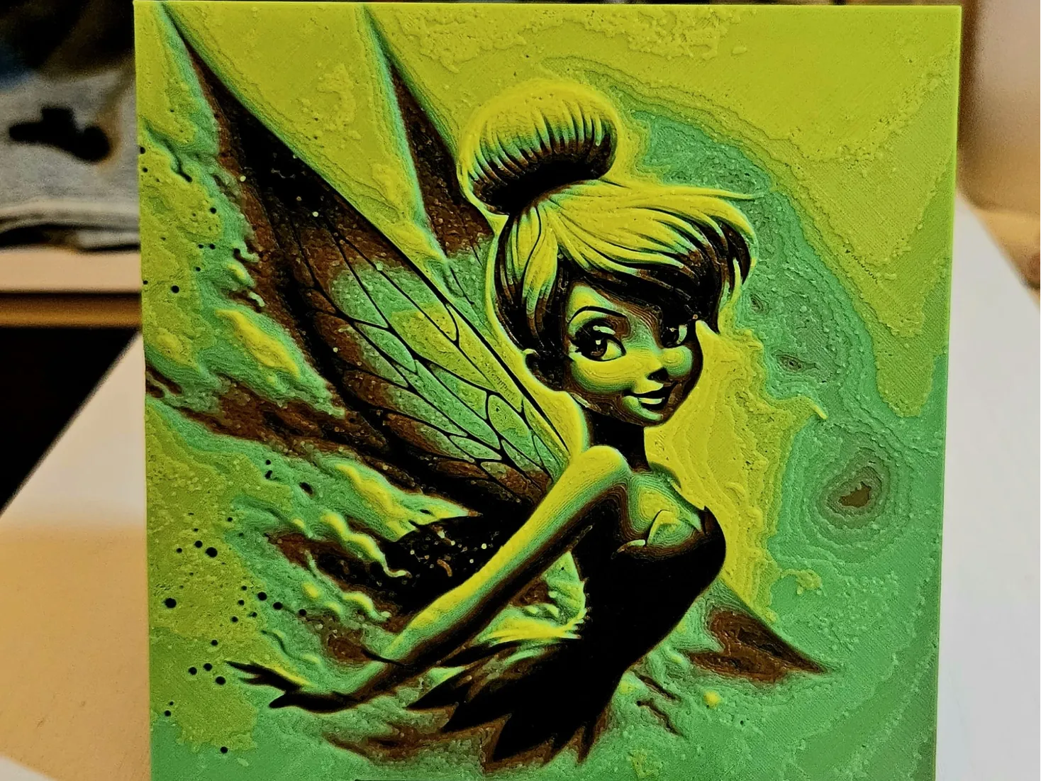 Tinkerbell yellow green