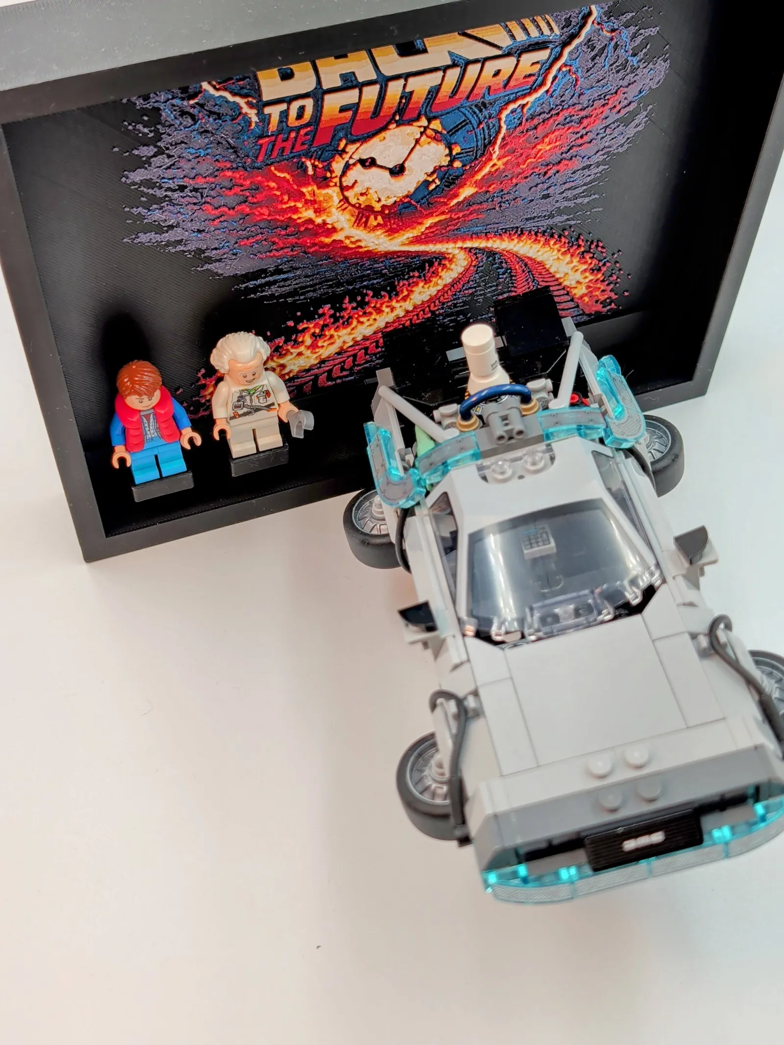 LEGOs Speed Champions - Back to the Future Display