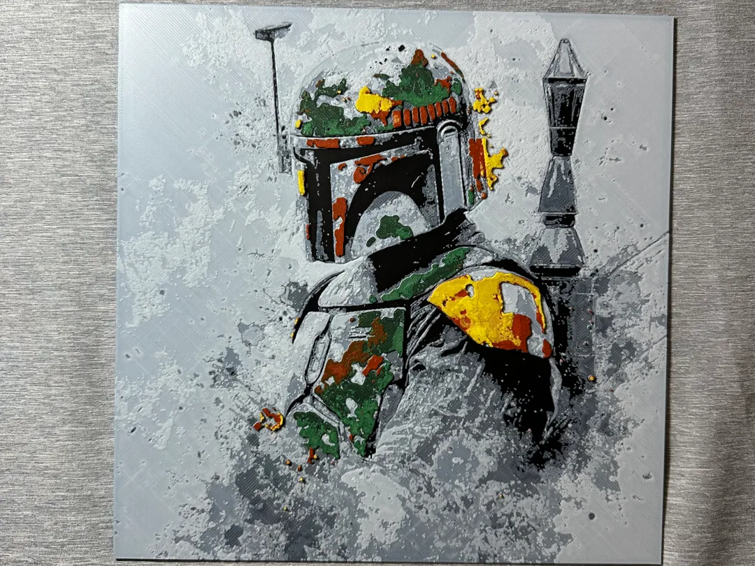 Boba Fett 5-color Hueforge