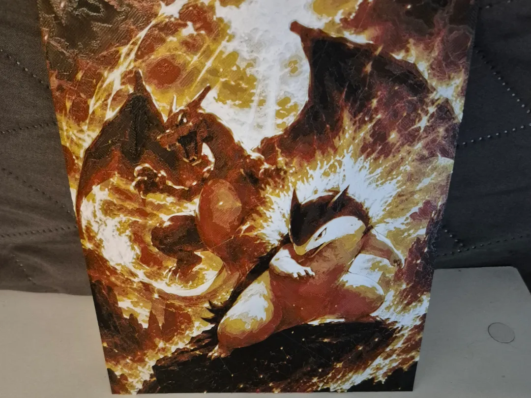 Charizard & Typhlosion - Pokemon - Hueforge