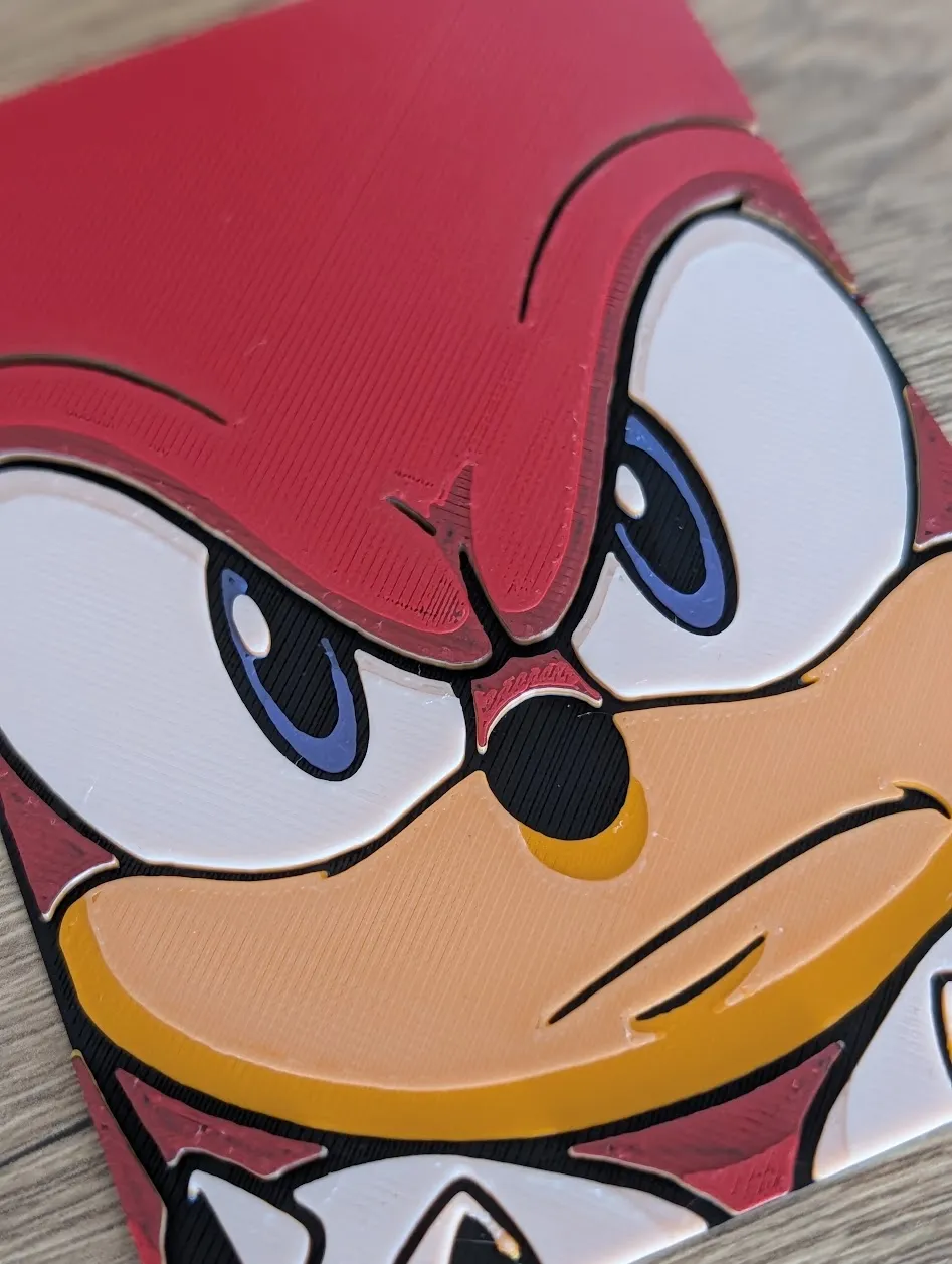 Sonic, Tails & Knuckles Hueforge & Frame