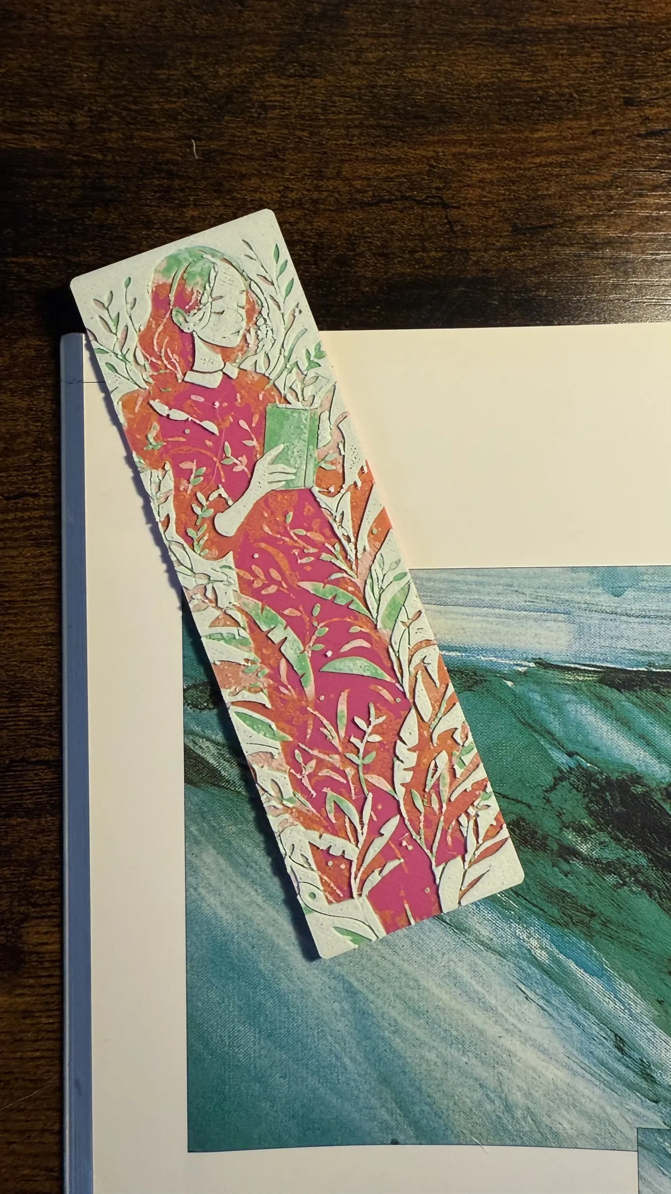 Small HueForge bookmark