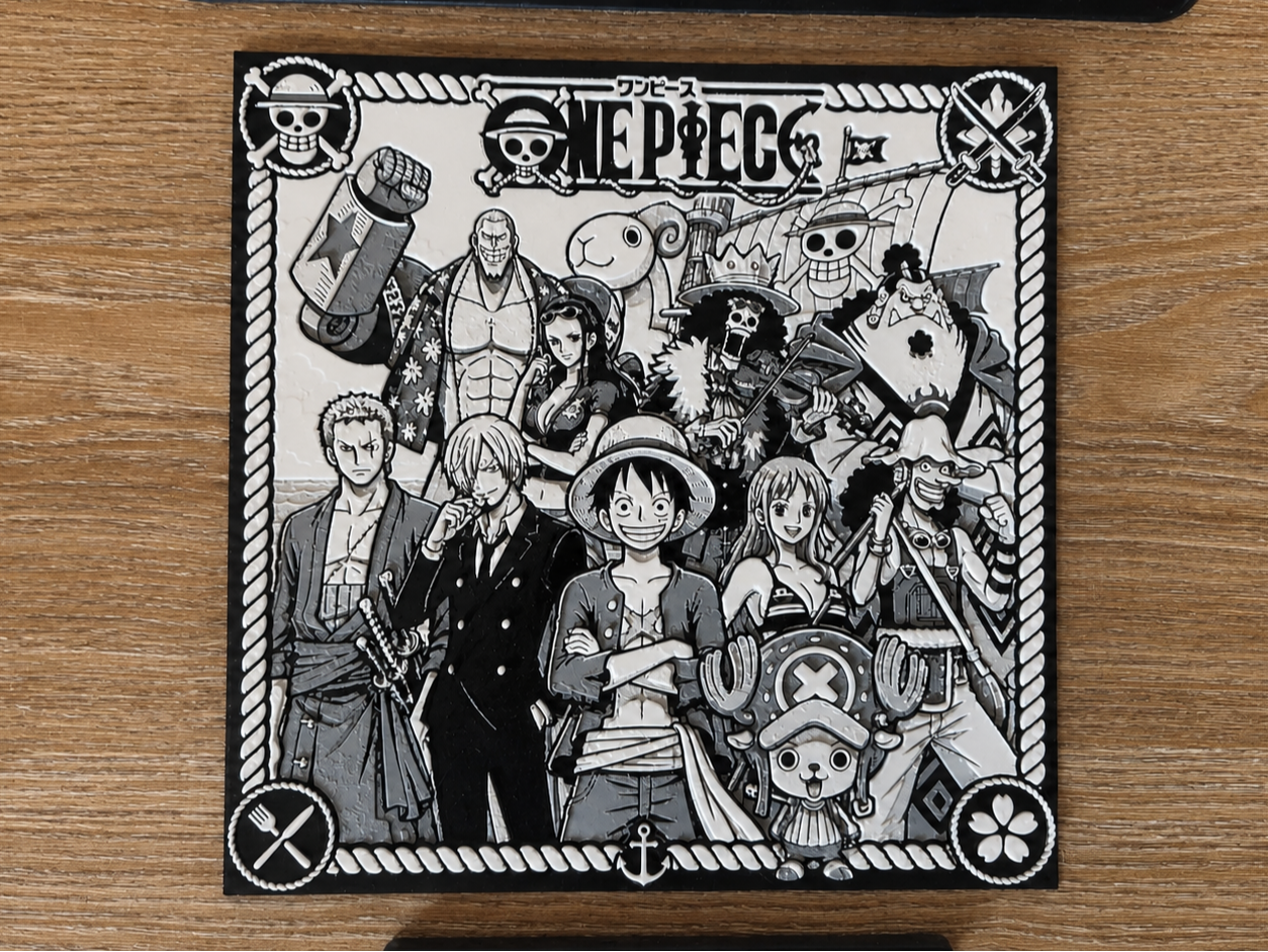 Straw Hat Crew - One Piece HueForge Art