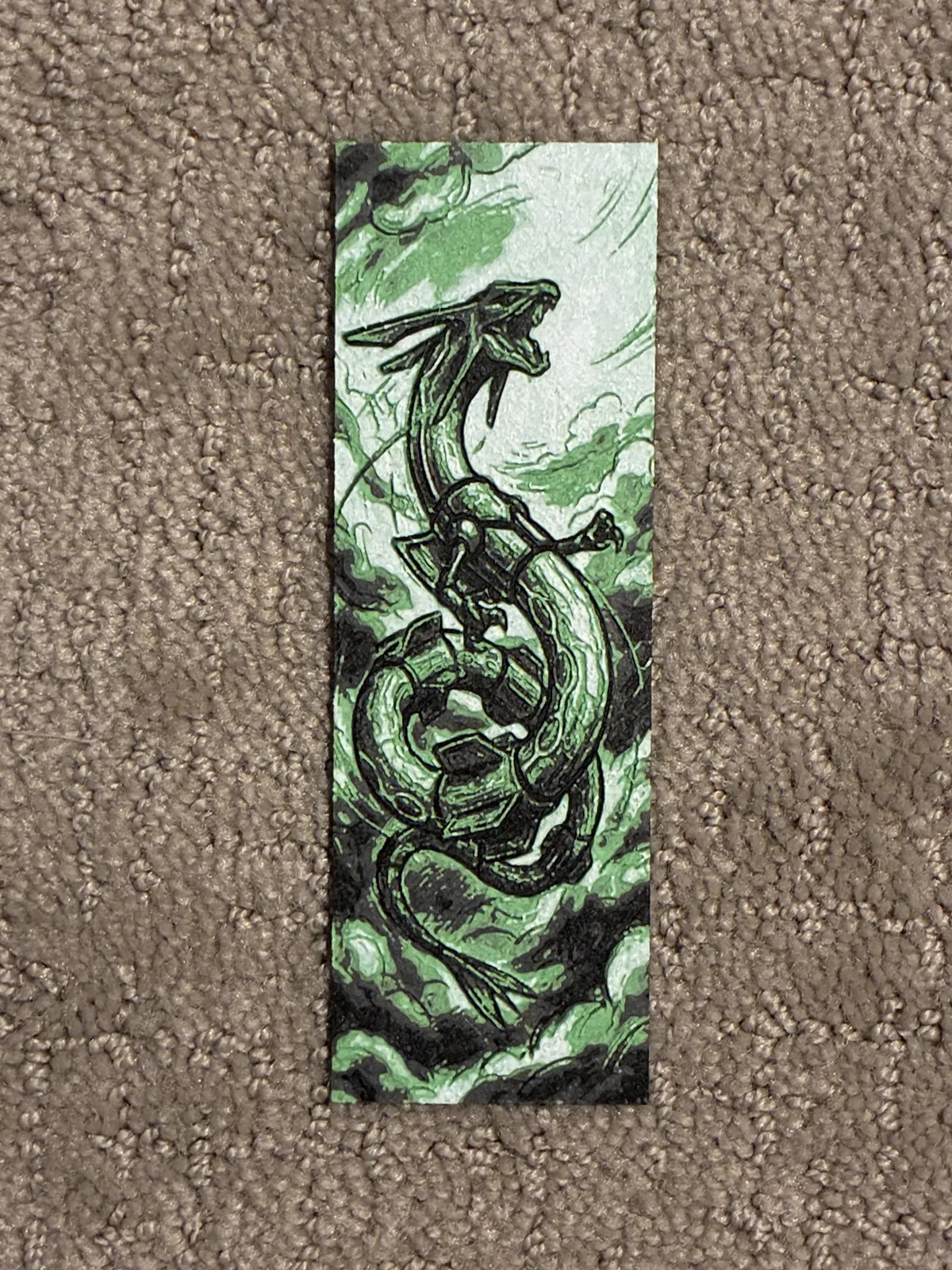 Rayquaza Pokemon Bookmark