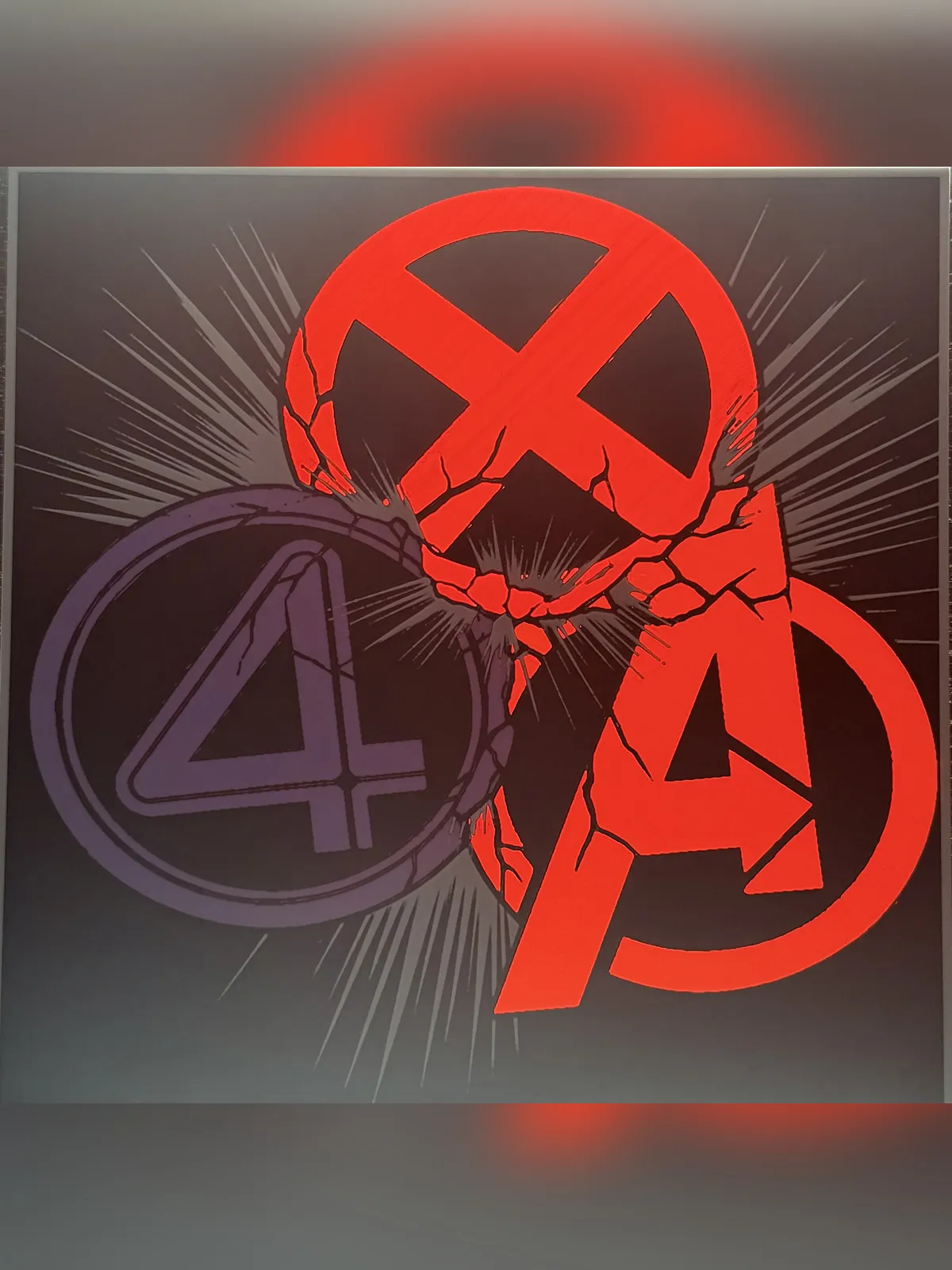 Avengers Doomsday Logo Clash HueForge Print