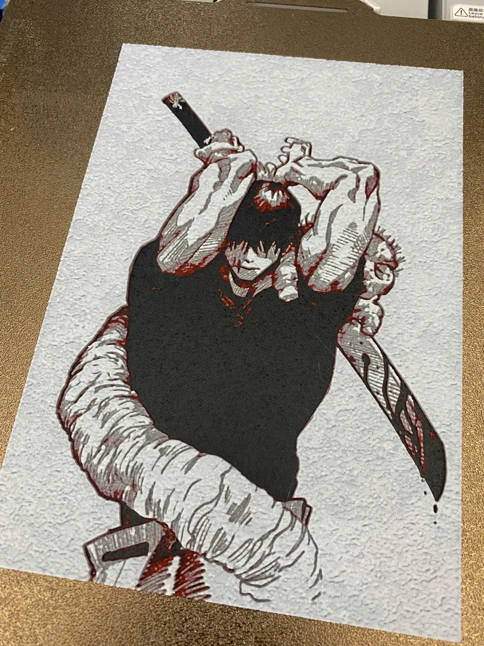 Jujutsu Kaisen - Toji HueForge - 4 Color