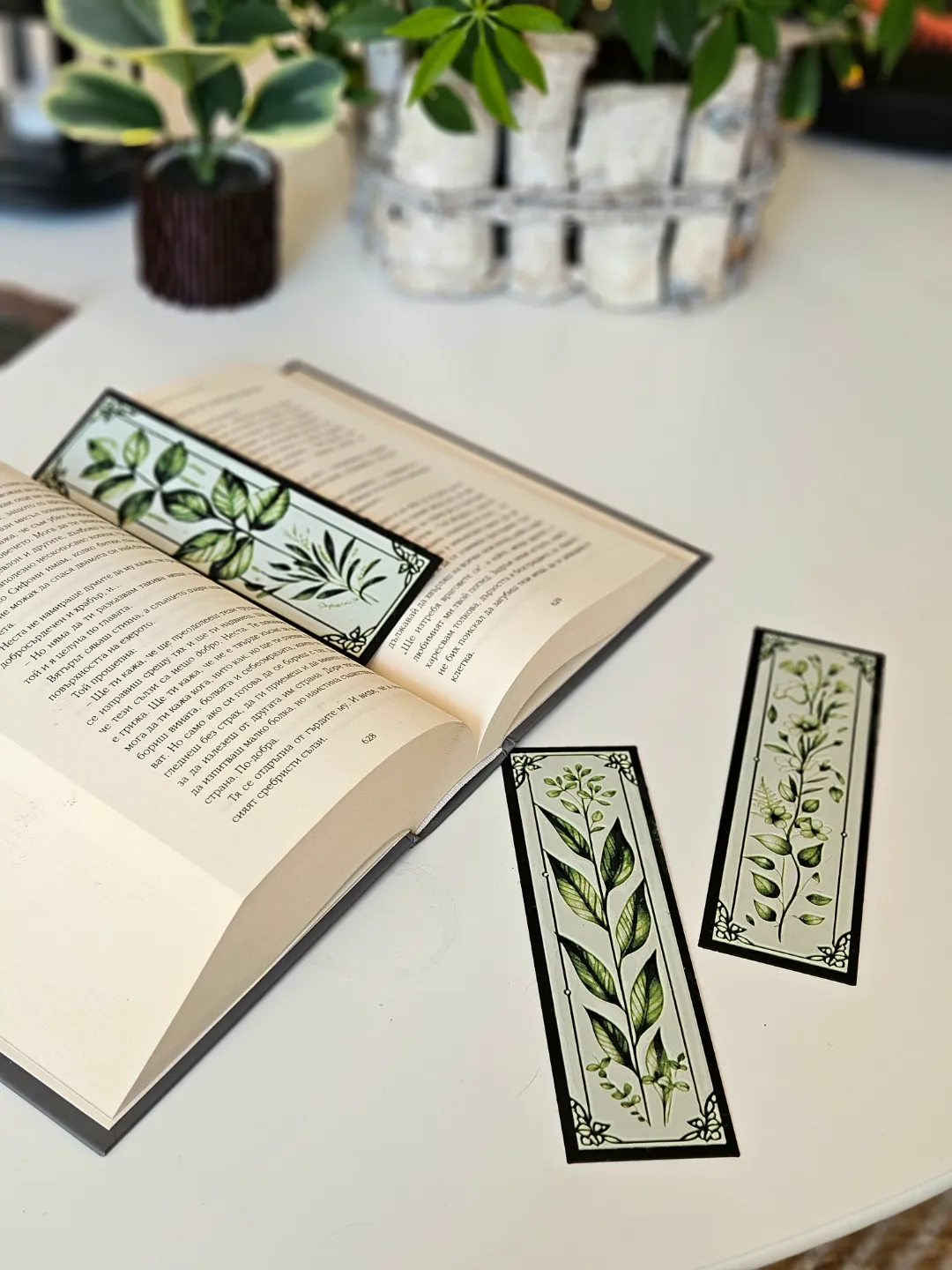 "Floral Elegance" - Bookmarks Set