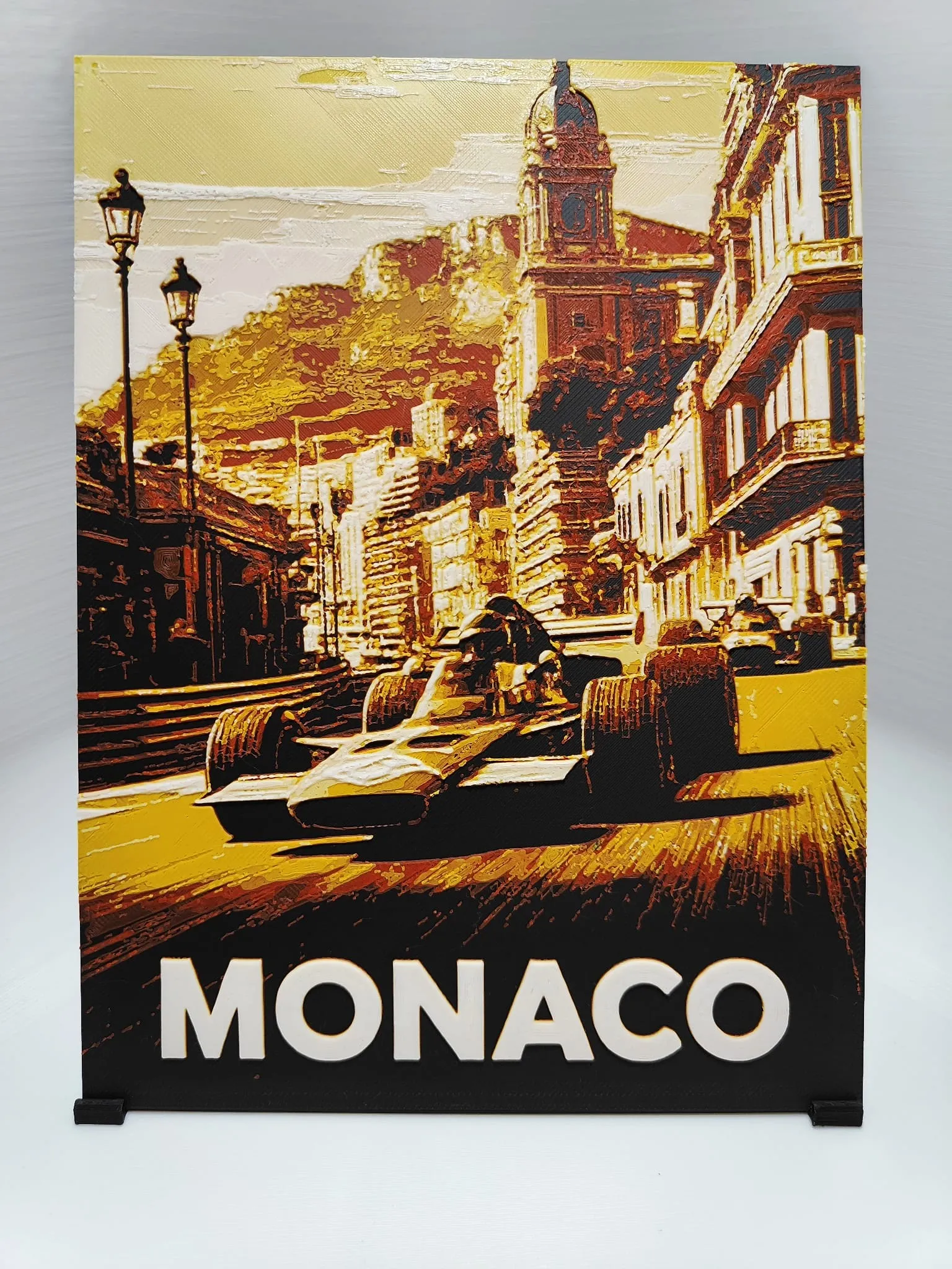 Monaco Vintage Poster - Hueforge