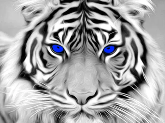 Siberian Tiger Hueforge