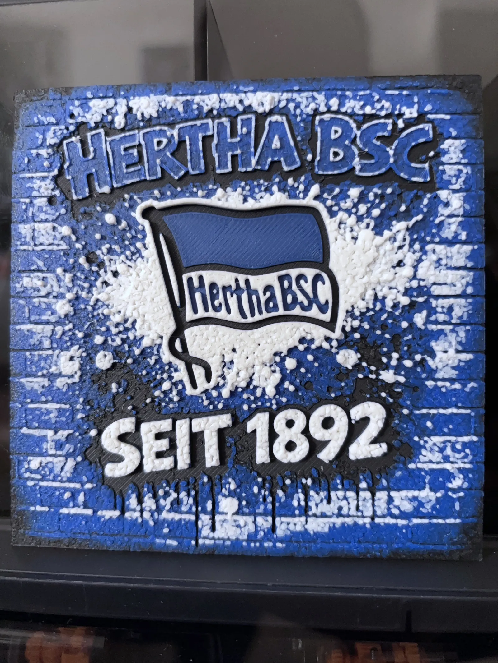 Hertha BSC Graffiti Berlin Hueforge
