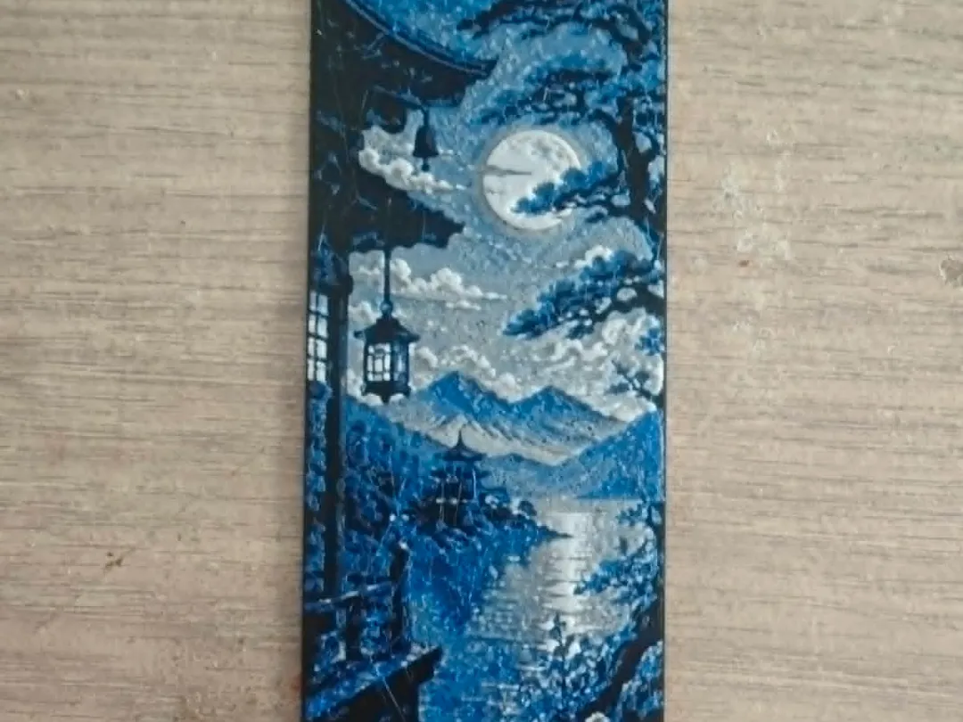hueforge marque page moonlit serenity