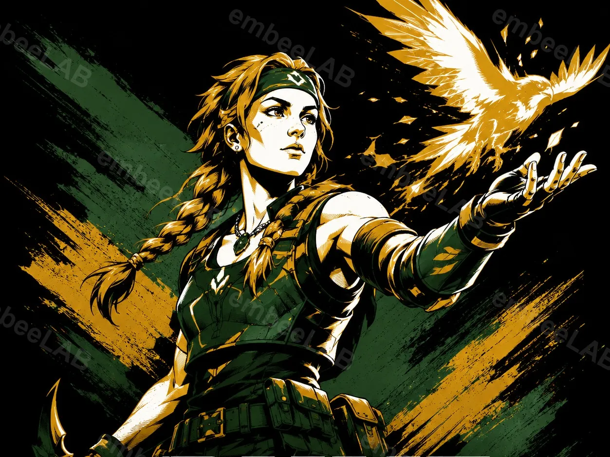 Valorant Skye Wall Art - Fan Art Bild Foto Picture