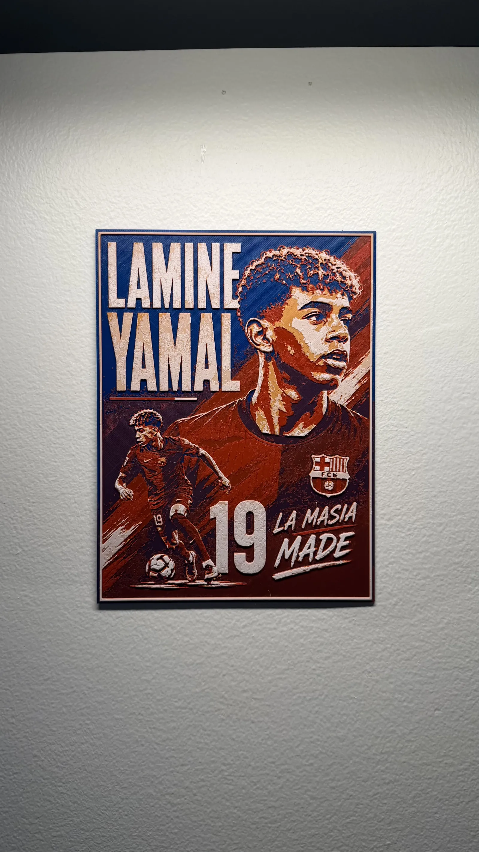 Spain Lamine Yamal World Cup Poster Style HueForge