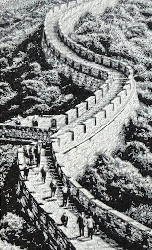 Great Wall of China Bookmark (0.2mm)