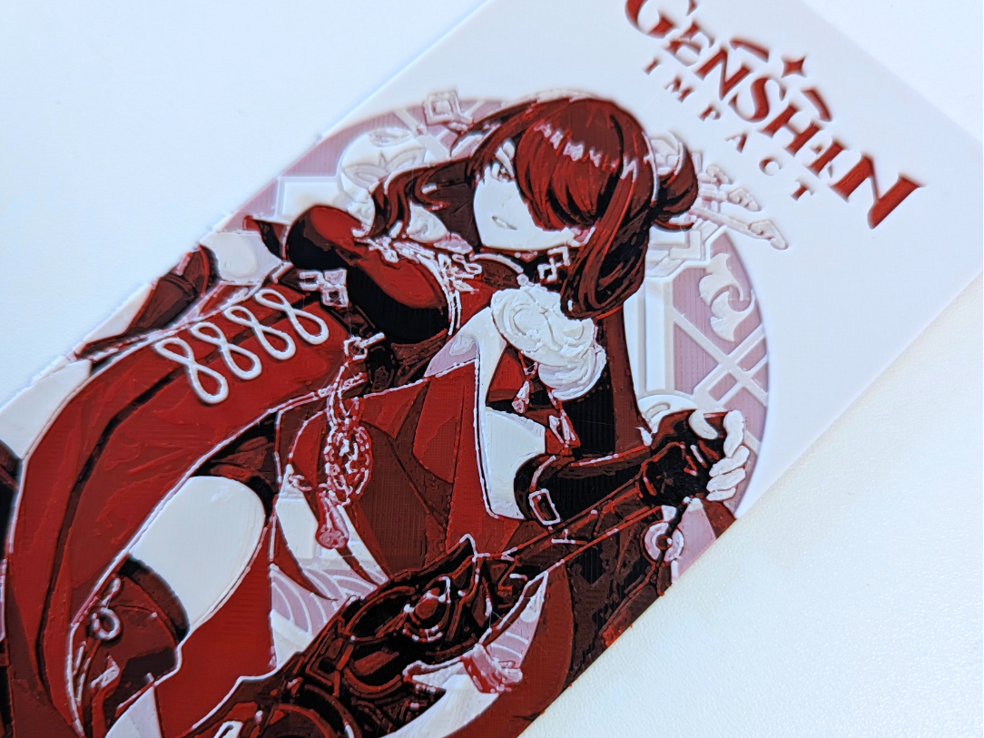 Beidou Charactercard Genshin Impact HueForge