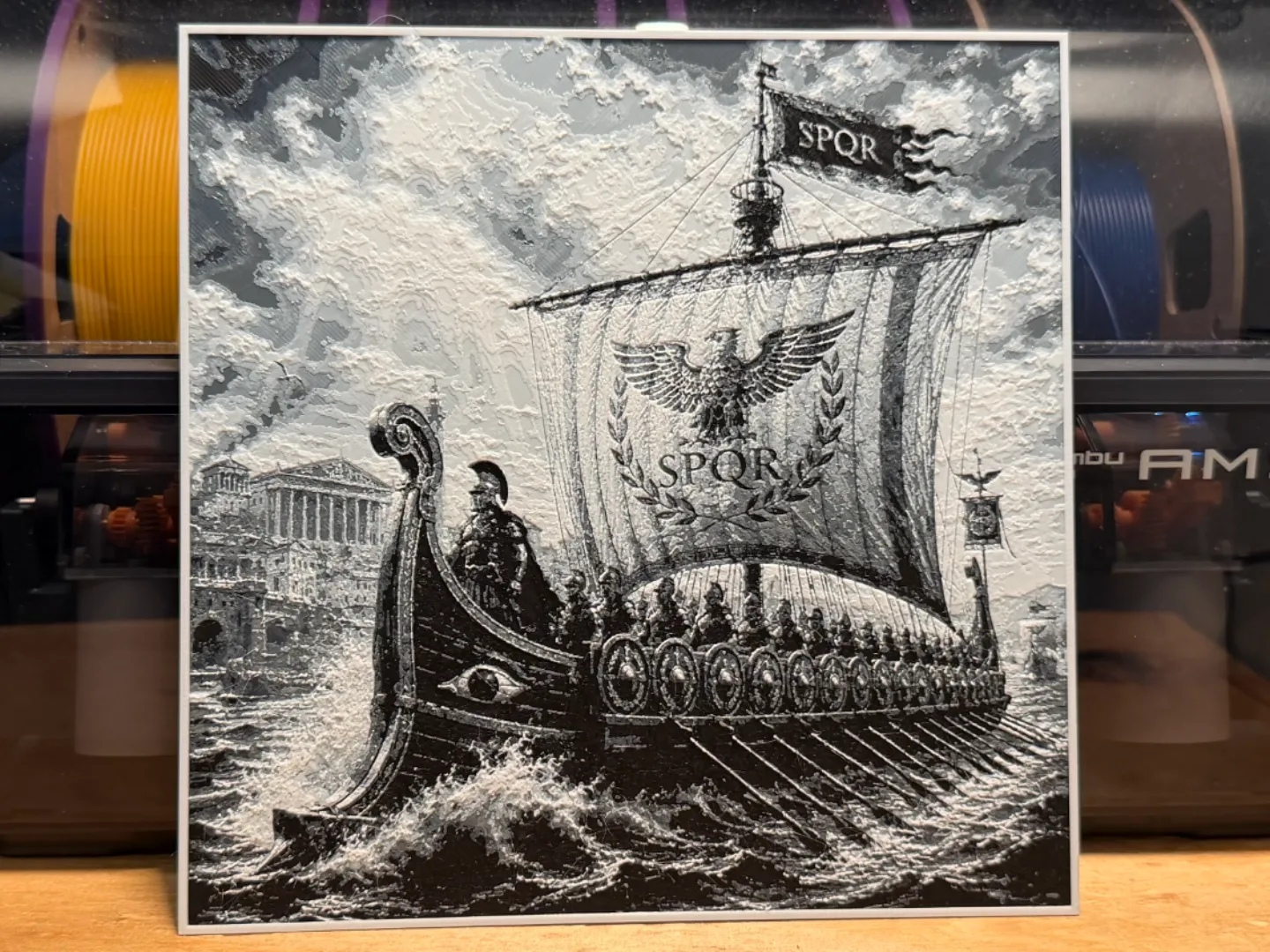 Roman Ship HueForge