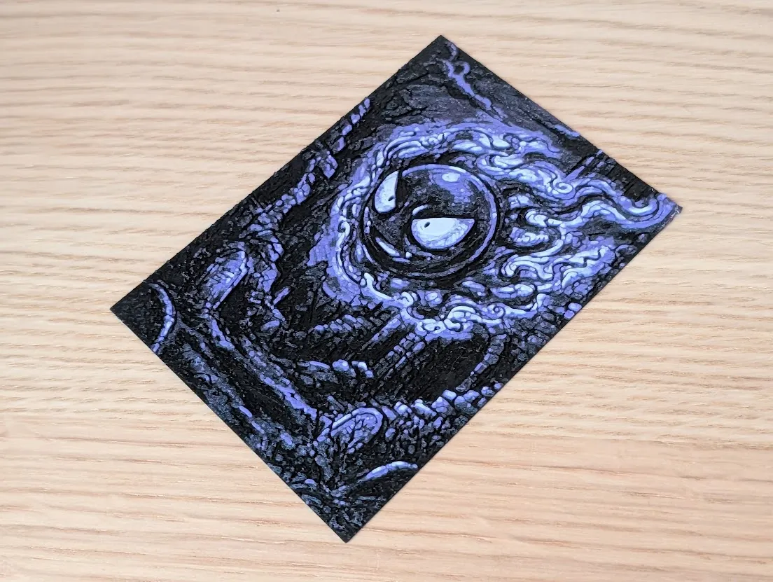 Gastly, Haunter & Gengar Pokemon Hueforge & Frame