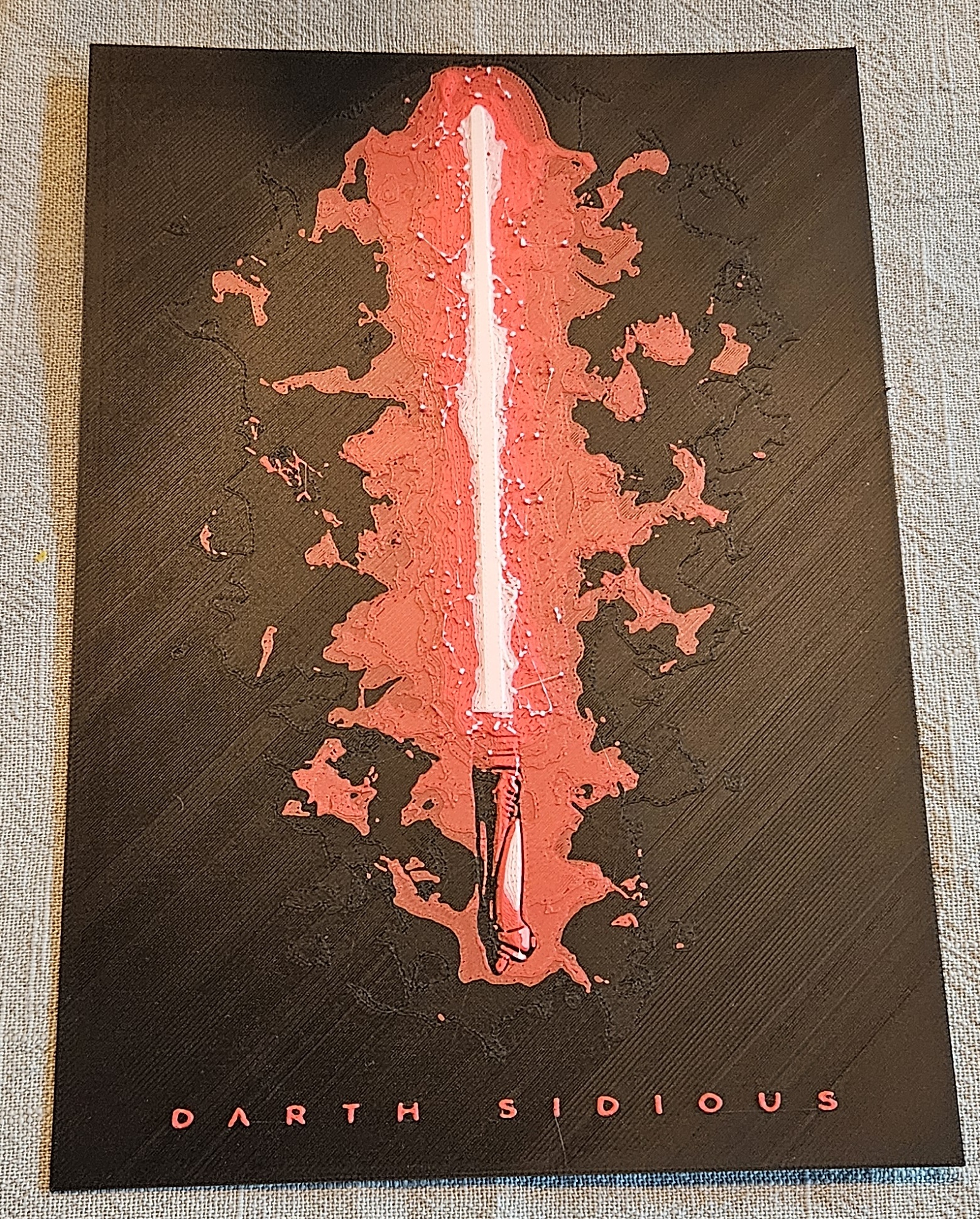 Star Wars Darth Sidious Lightsaber
