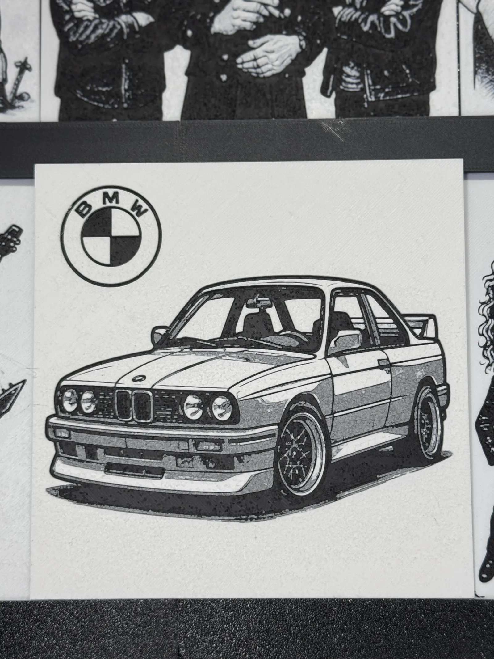 Hue Forge Karikatur 3er BMW