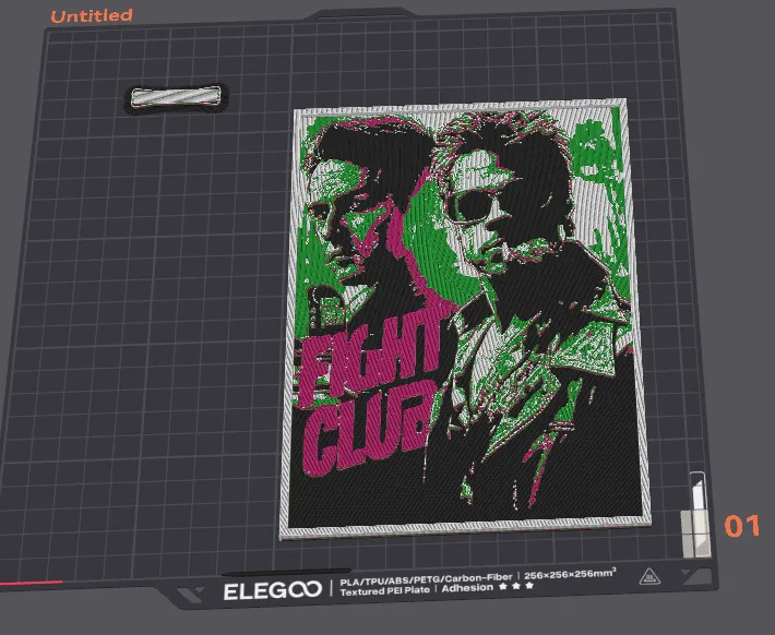 fight club 3d poster