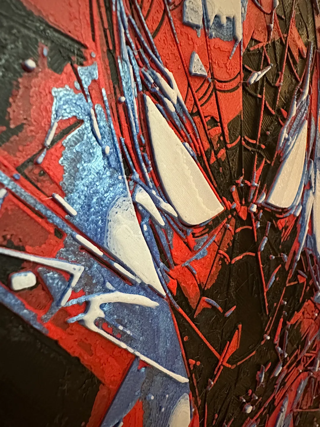 Spiderman hueforge painted final