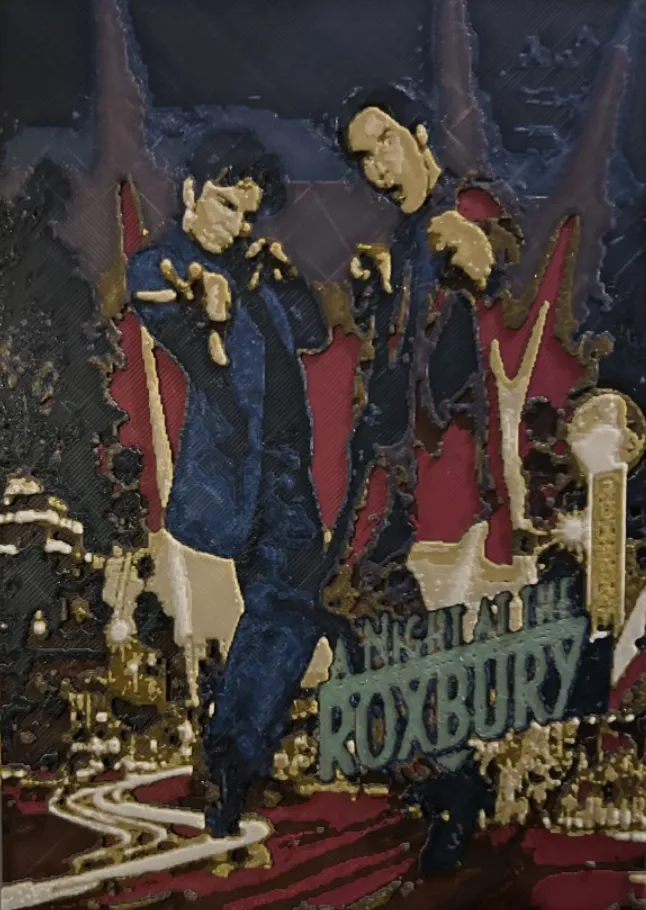 Hueforge Movie Poster - Night at the Roxbury -